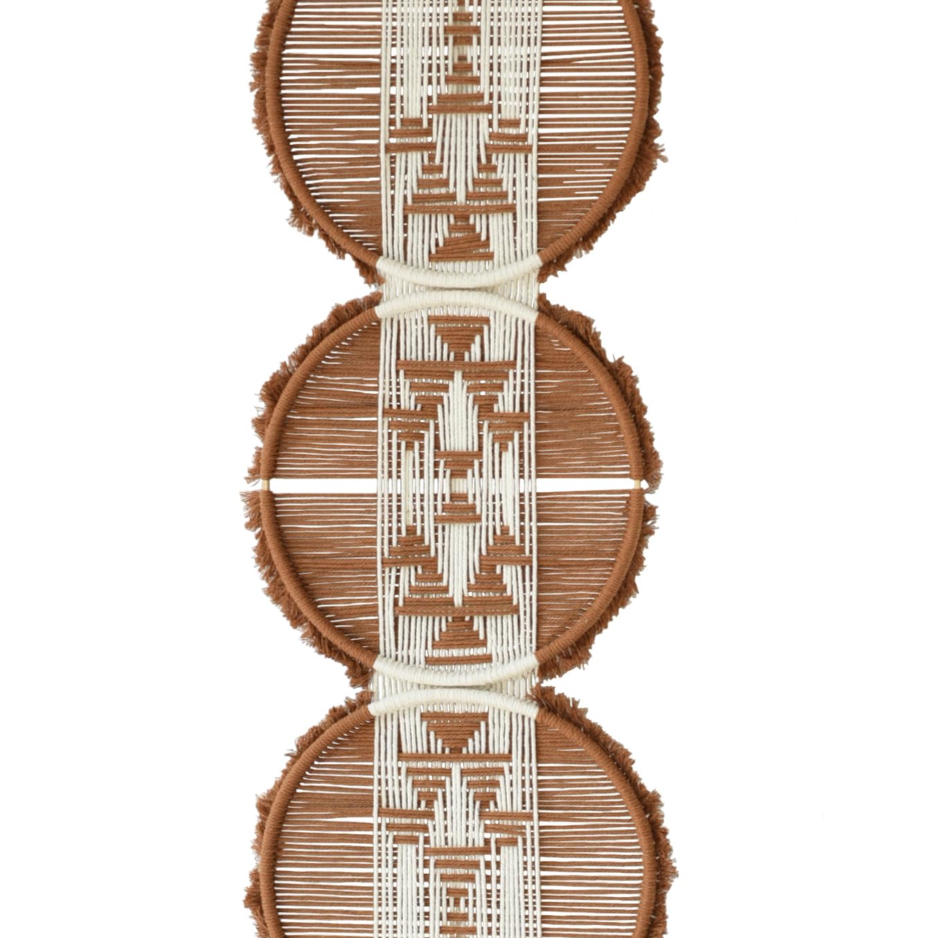 Macrame Wall Hanging Brown and white Boho Wall Decor Art