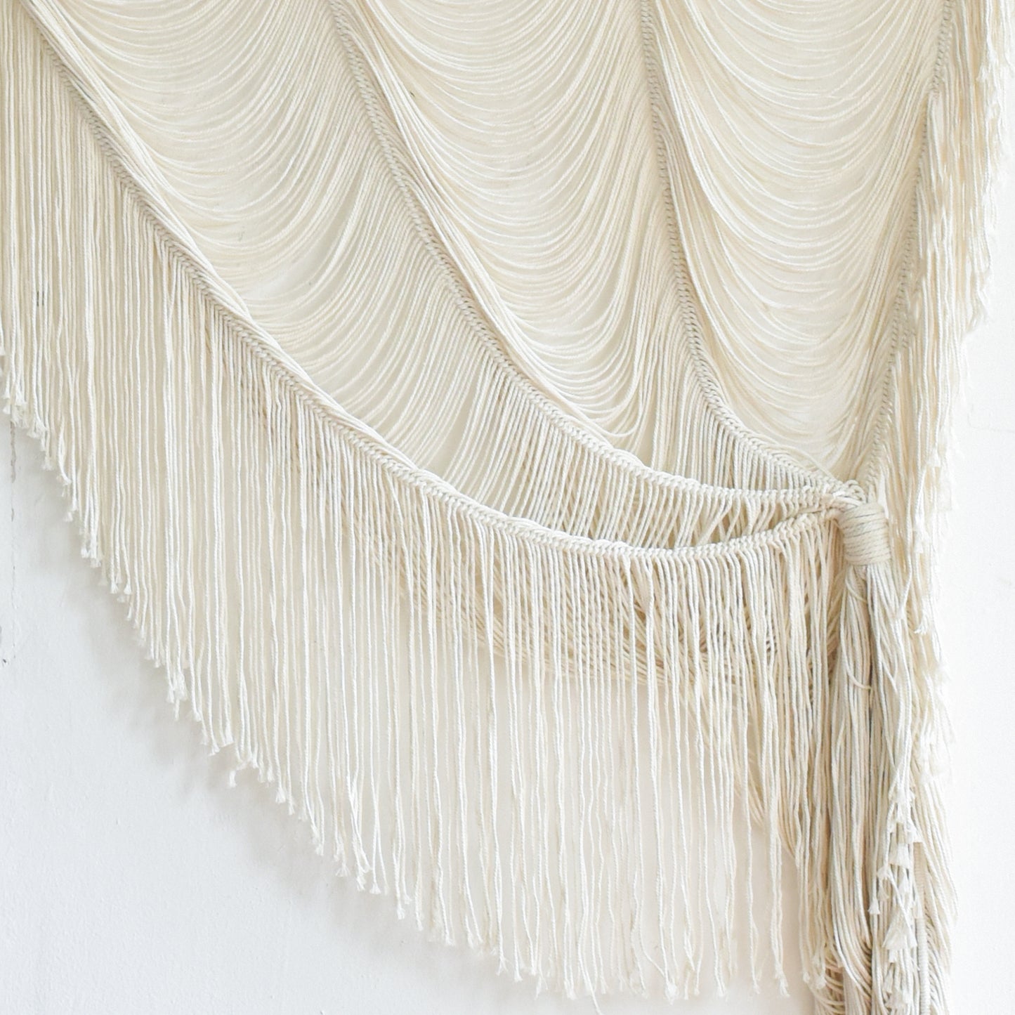 2 Panels Macrame Curtains Boho Doorway Curtains Window Curtains Wedding Backdrop