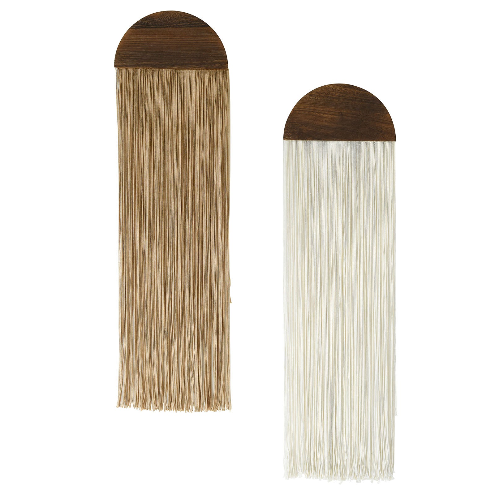 2 Pcs Macrame Wall Hanging Boho Wall Decor Handmade Art Backdrop