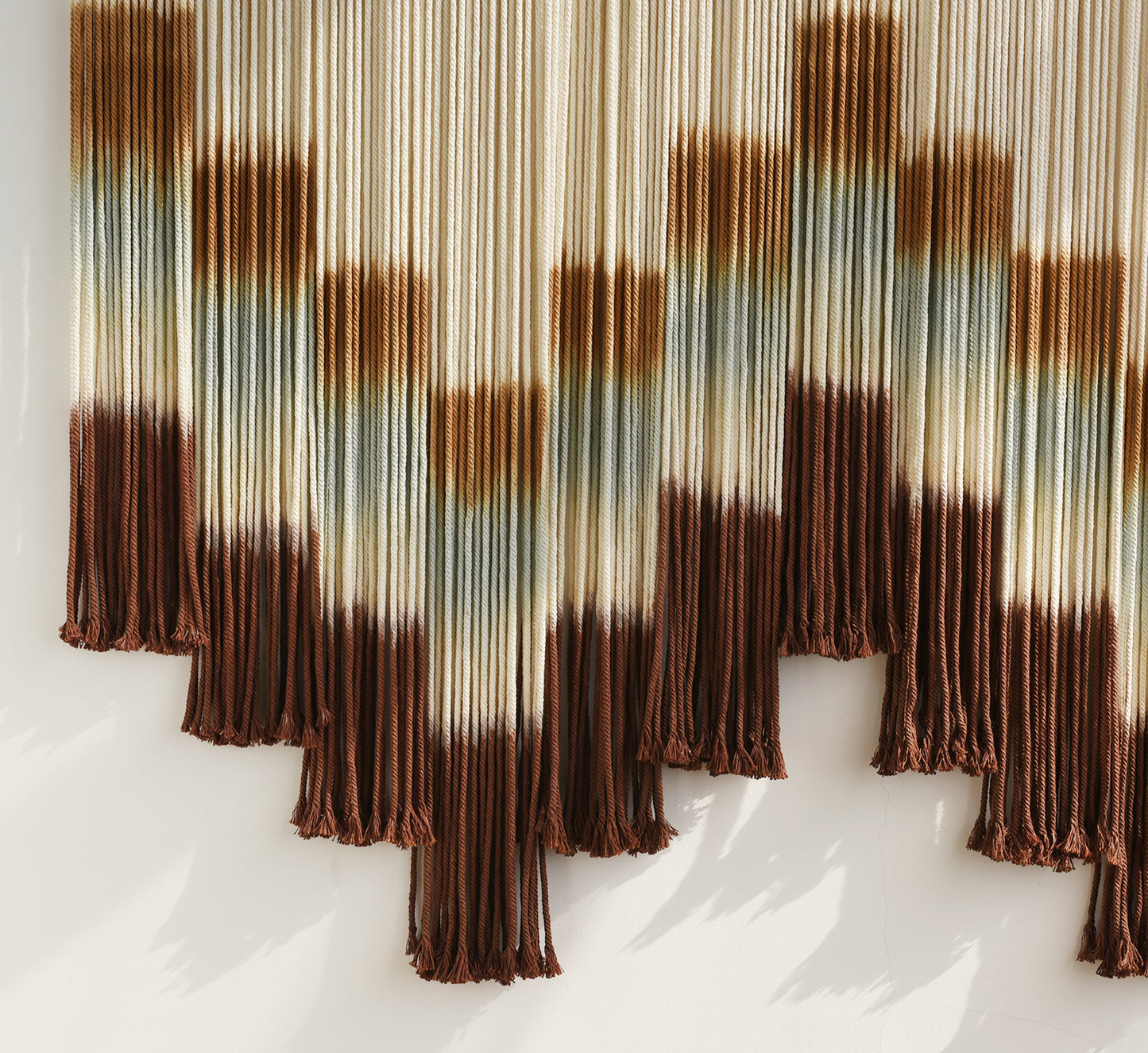 Macrame Wall Hanging Tie-Dye Geometric Decor