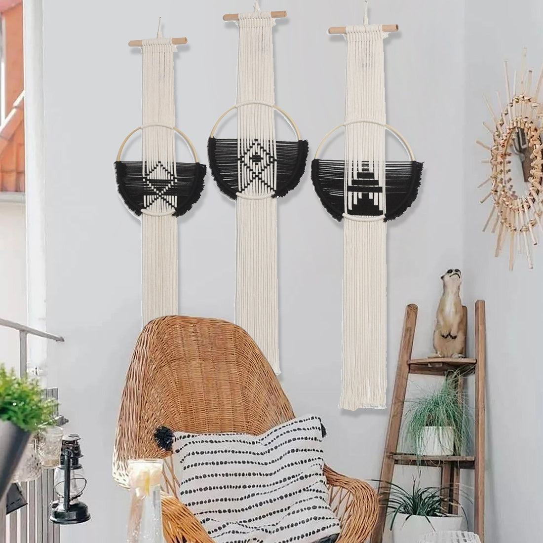 Outdoor Macrame Wall Art as a Focal Point in Your Garden