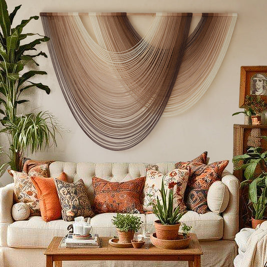 Dip-Dyed Bohemian Wall Art for a Cozy Home