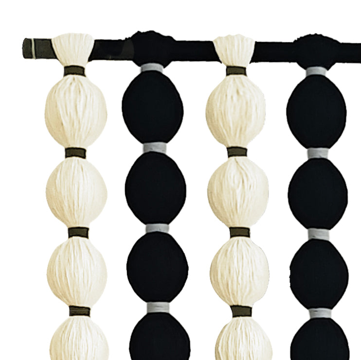 Extra Large Black and White Macrame Wall Hanging for Living Room Bedroom Wedding Backdrop