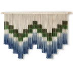 Macrame Wall Hanging Dye Handmade Large-Scale Wall Art Statement Bohemian Wall Decor