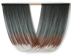 Chic Geometric Boho Dip-Dye Macrame Wall Hanging
