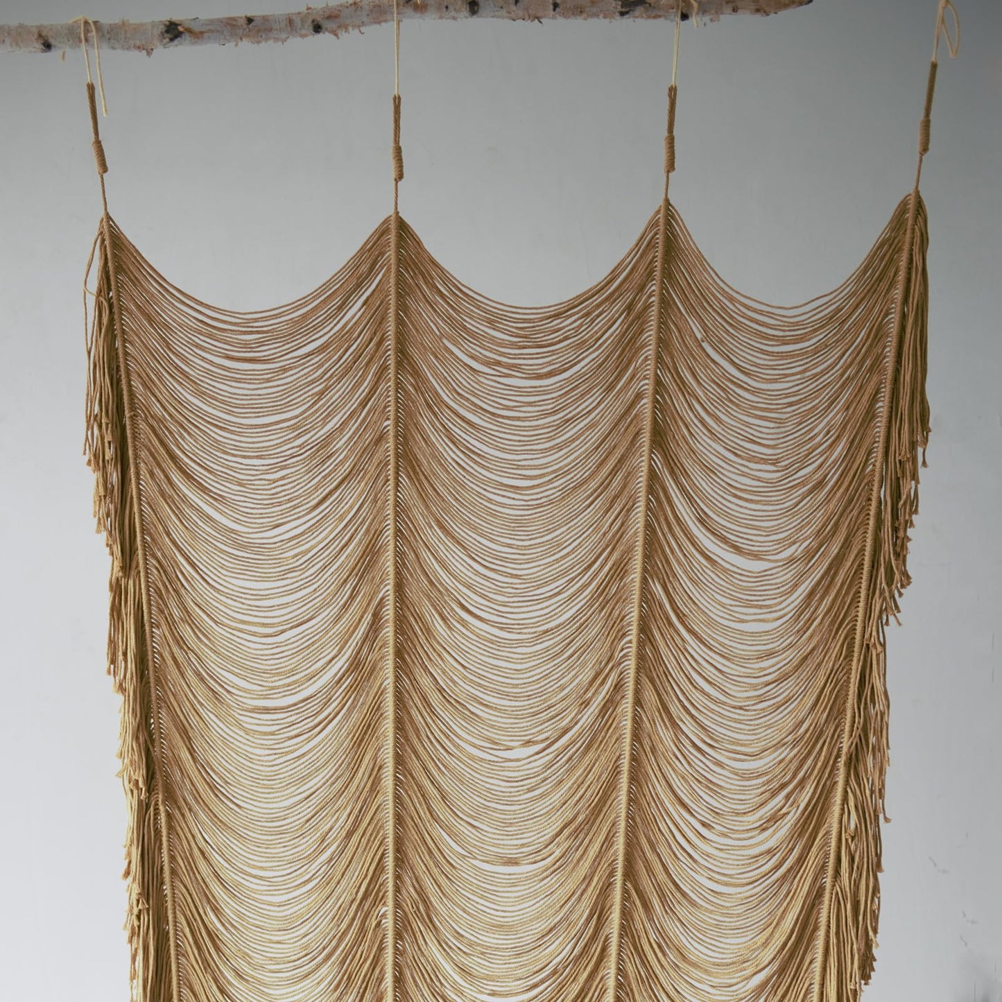 Boho Macrame Curtain Doorway Window Wall Decor Bedroom Wedding Backdrop Arch