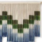 Macrame Wall Hanging Dye Handmade Large-Scale Wall Art Statement Bohemian Wall Decor