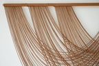 Large Macrame Wall Hanging Brown Die-Dyed Boho Wall Decor