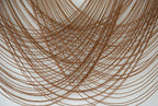 Large Macrame Wall Hanging Brown Die-Dyed Boho Wall Decor