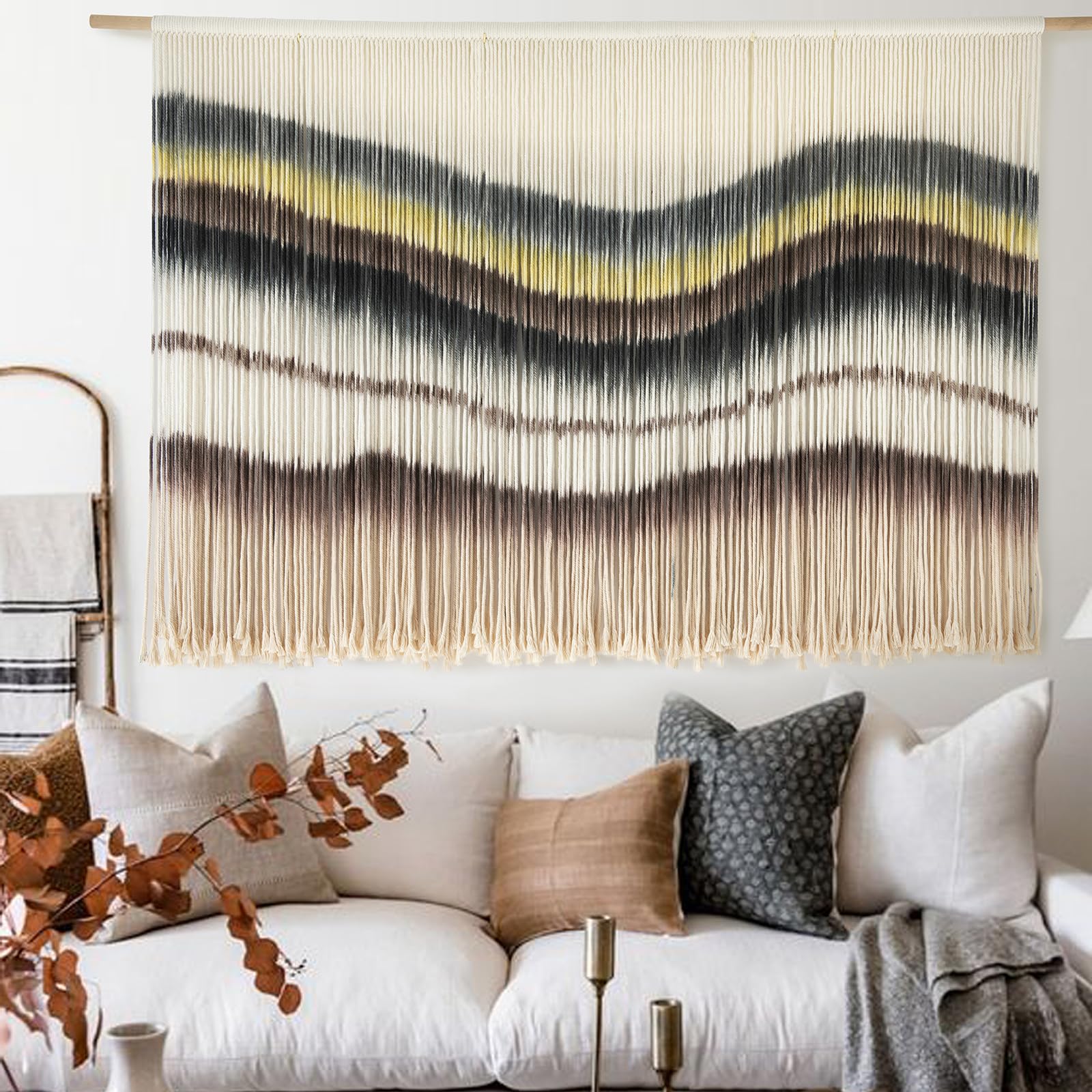 Chic Geometric Art Boho Macrame Wall Hanging