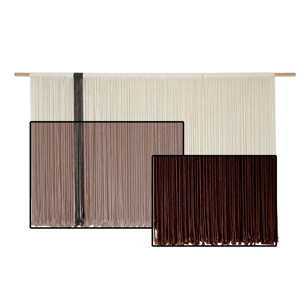 Macrame Wall Hanging Cotton Customized Dip Dyed Macrame Wall Decor Yarn Wall Art