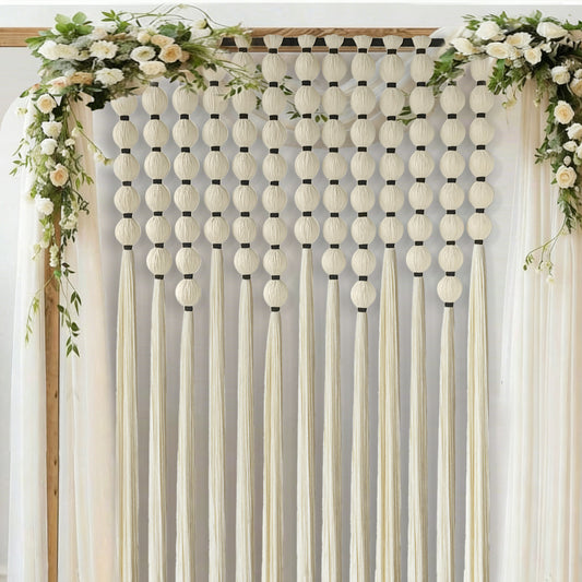 Extra Large White Macrame Wall Hanging for Living Room Bedroom Wedding Backdrop