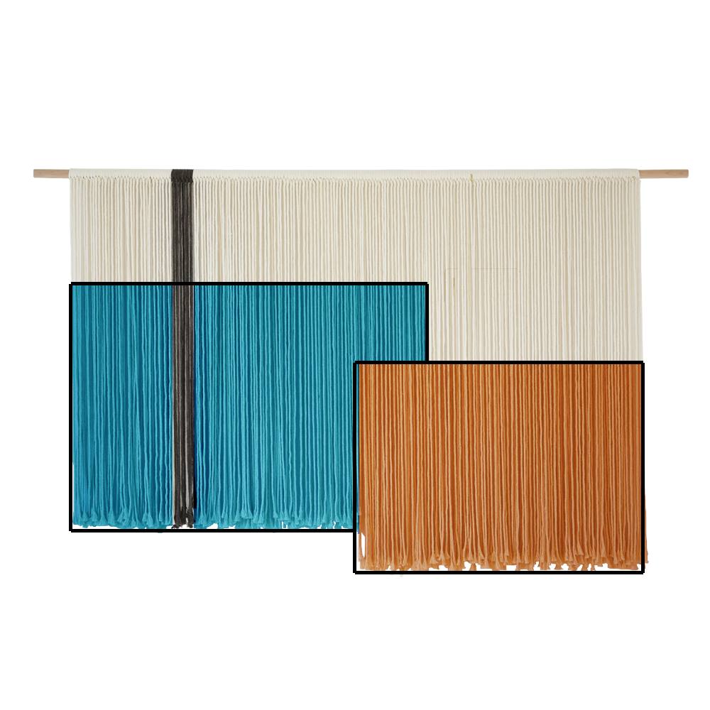 Macrame Wall Hanging Cotton Customized Dip Dyed Macrame Wall Decor Yarn Wall Art