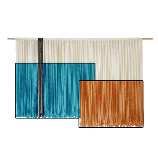 Macrame Wall Hanging Cotton Customized Dip Dyed Macrame Wall Decor Yarn Wall Art