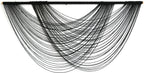 Macrame Wall Hanging Black Boho Large Yarn Tapestry Wall Decor