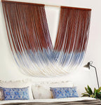 Macrame Wall Hanging Dyed Boho Wall Decor Yarn Wall Art