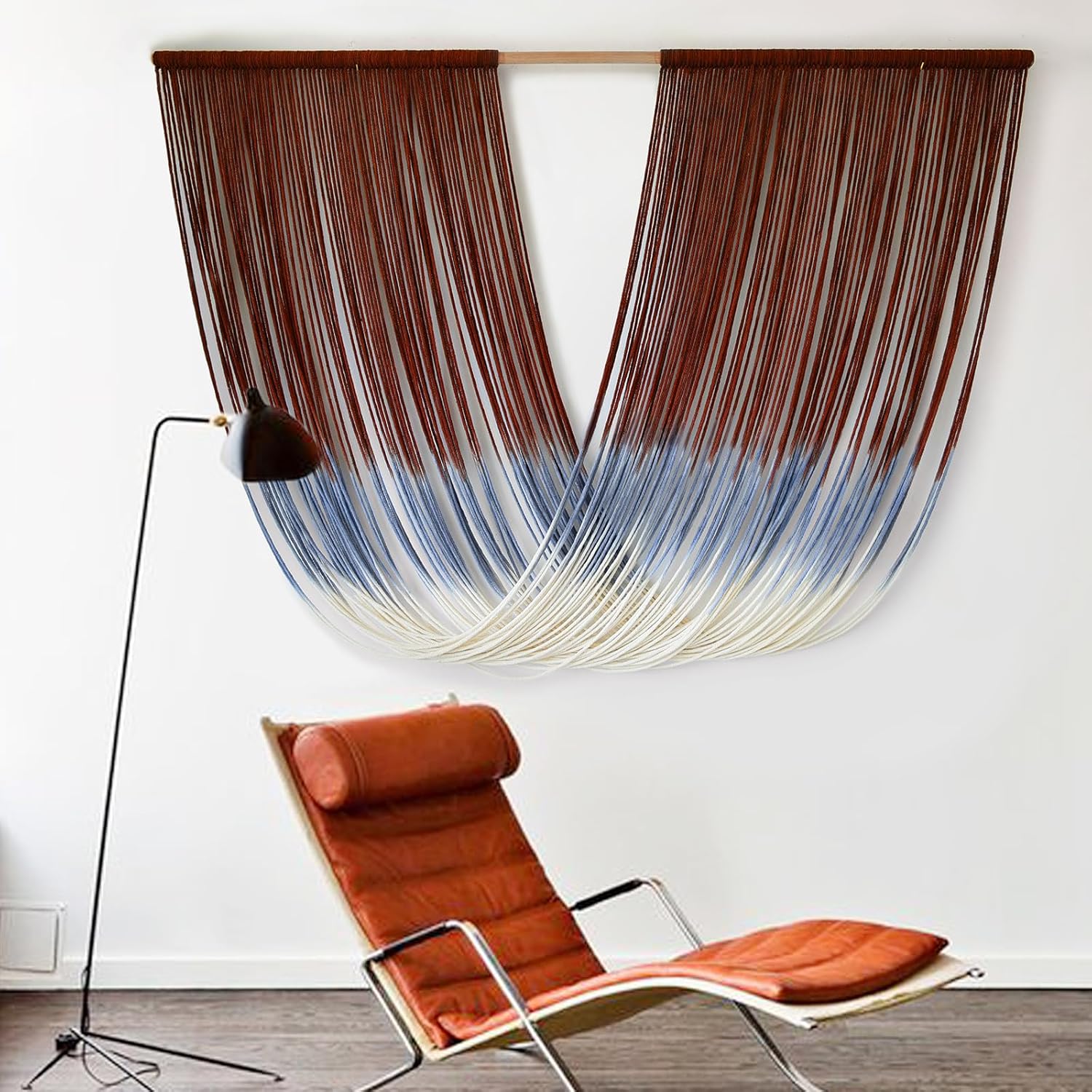 Macrame Wall Hanging Dyed Boho Wall Decor Yarn Wall Art