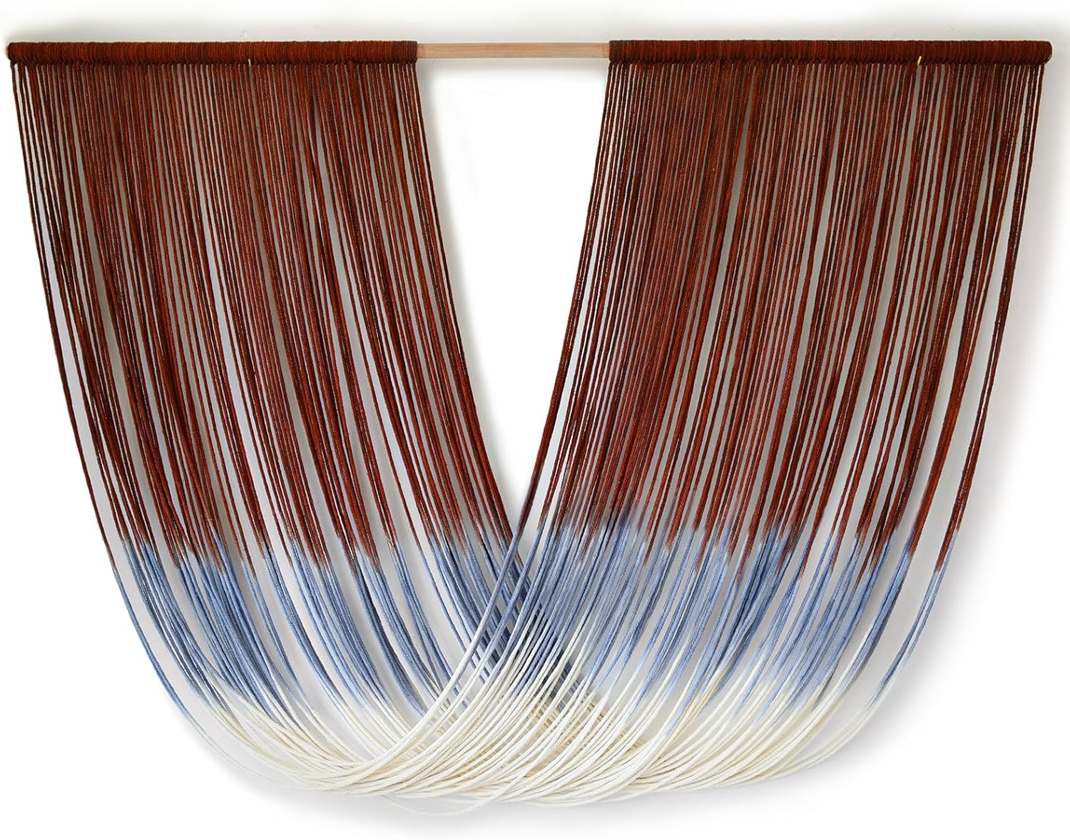 Macrame Wall Hanging Dyed Boho Wall Decor Yarn Wall Art