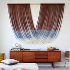 Macrame Wall Hanging Dyed Boho Wall Decor Yarn Wall Art