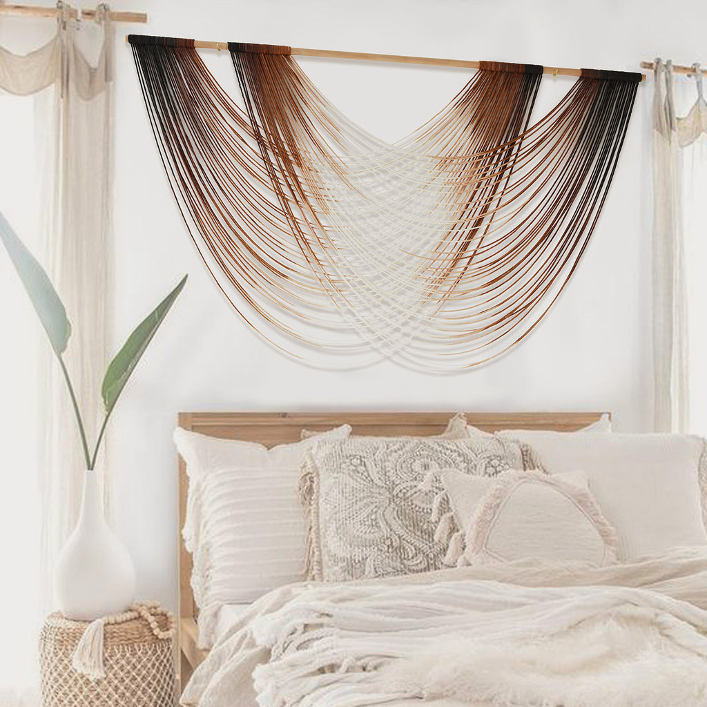 Macrame Wall Hanging Brown Boho Wall Decor