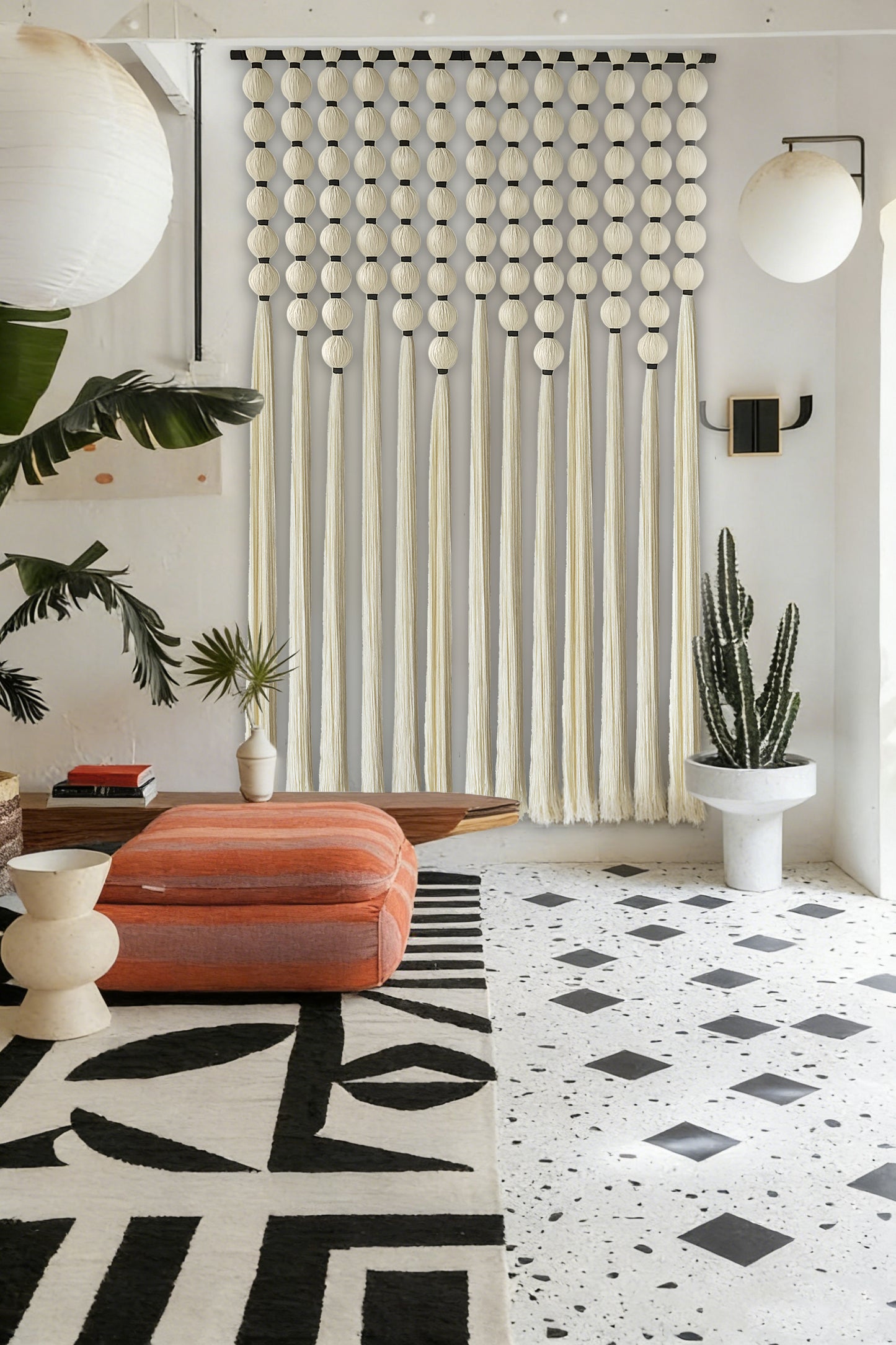 Extra Large White Macrame Wall Hanging for Living Room Bedroom Wedding Backdrop
