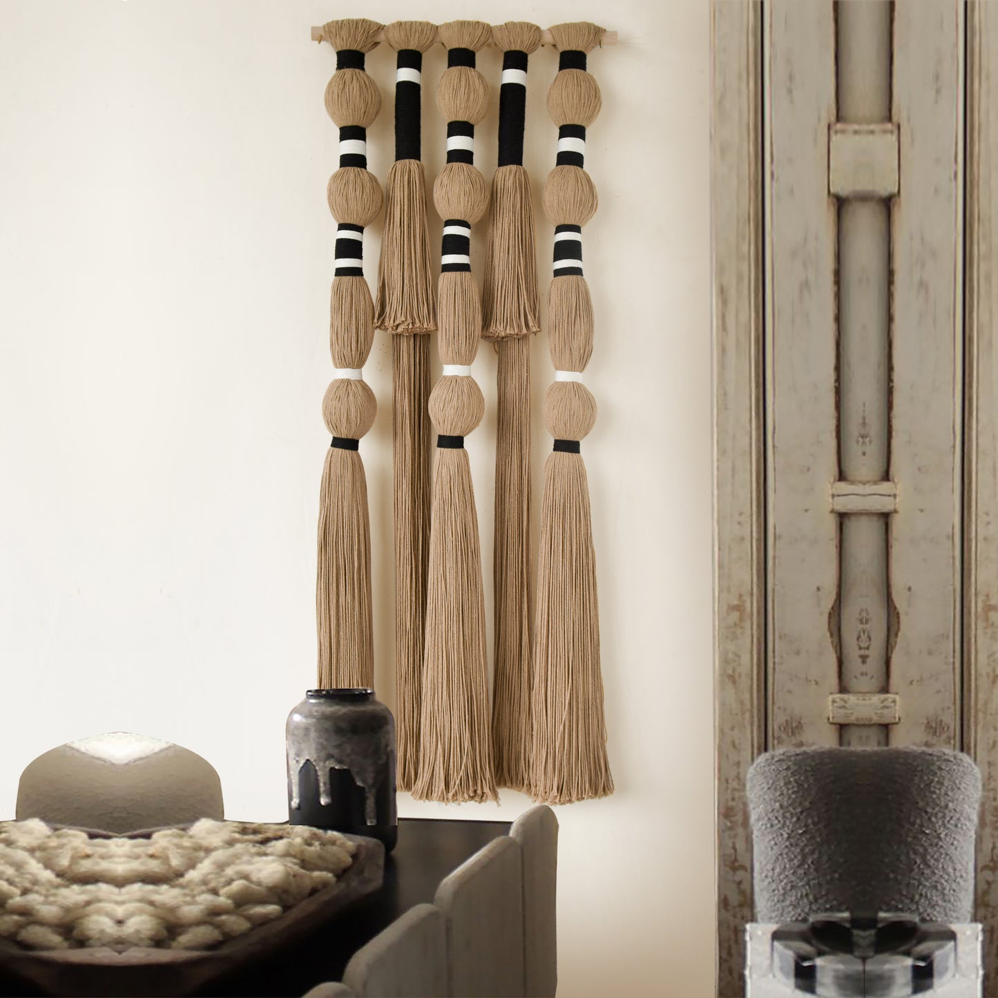 Macrame Wall Hanging Geometric Yarn Wall Art