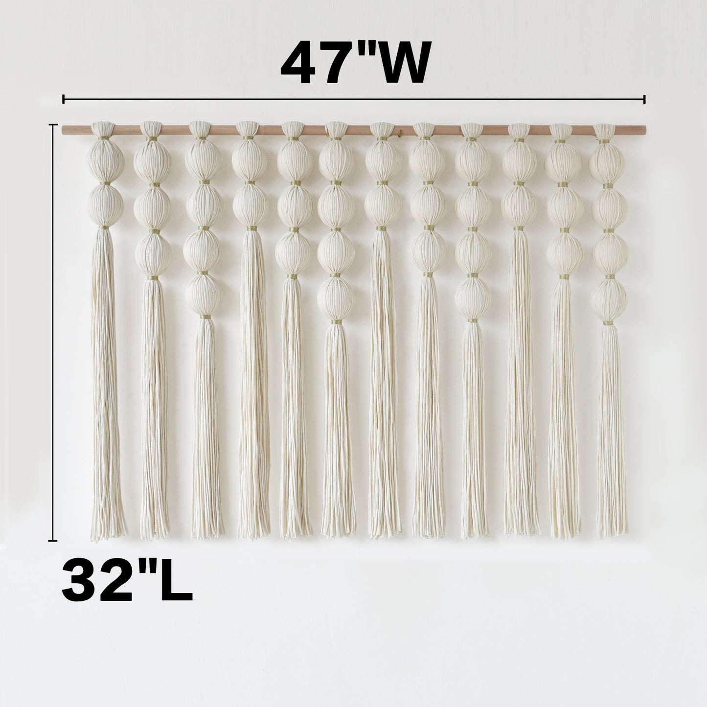 Macrame Wall Hanging Boho Sphere Tassel Wall Hanging