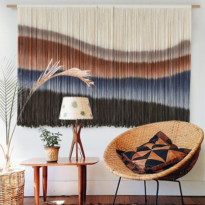 Macrame Wall Hanging Large Tie-Dye Boho Wall Art