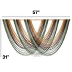 Macrame Wall Hanging Boho Wall Decor Yarn Tapestry