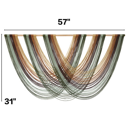 Macrame Wall Hanging Boho Wall Decor Yarn Tapestry