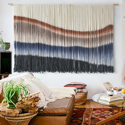 Macrame Wall Hanging Large Tie-Dye Boho Wall Art