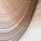 Macrame Wall Hanging Dip-Dye Boho Home Decor Fiber Wall Art