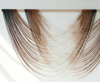 Macrame Wall Hanging Brown Boho Wall Decor