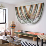 Macrame Wall Hanging Boho Wall Decor Yarn Tapestry