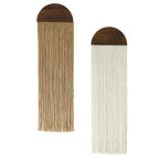 2 Pcs Macrame Wall Hanging Boho Wall Decor Handmade Art Backdrop