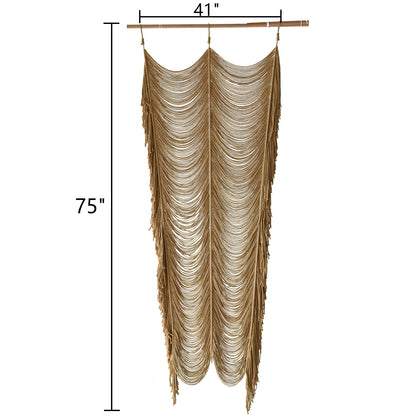 Macrame Curtain Boho Curtain Room Divider Doorway Wall Decor