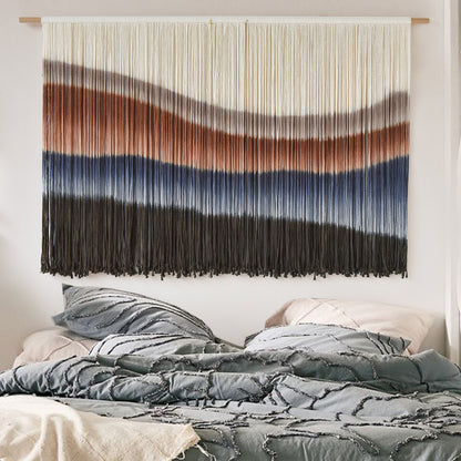 Macrame Wall Hanging Large Tie-Dye Boho Wall Art