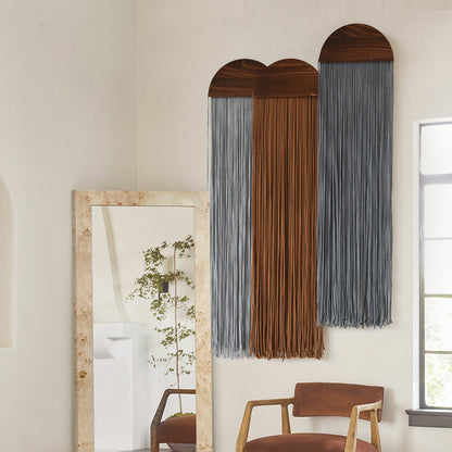 Boho Wall Decor Macrame Art Fringe Design Wedding Macrame Backdrop