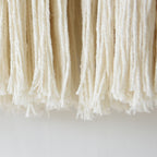 Macrame Wall Hanging with Geometric Yarn Spheres