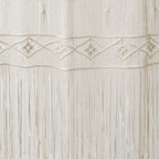 Macrame Curtain Handmade Woven Doorway Curtain Natural Cotton Fiber Door