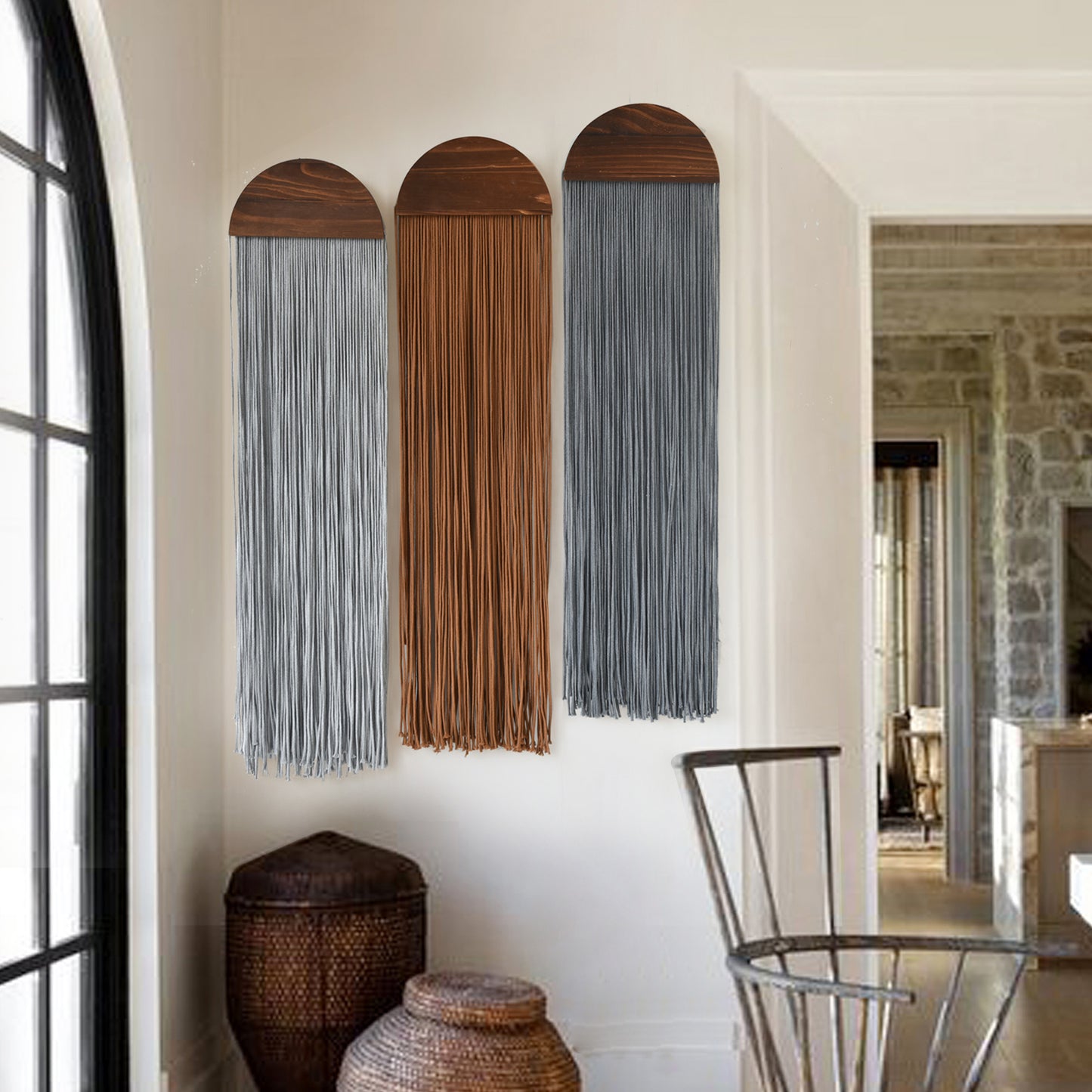 Boho Wall Decor Macrame Art Fringe Design Wedding Macrame Backdrop
