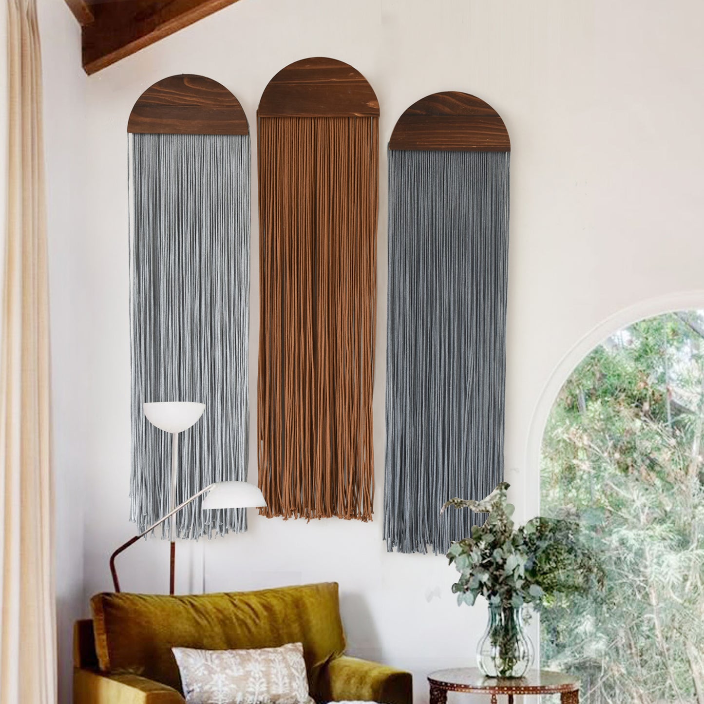 Boho Wall Decor Macrame Art Fringe Design Wedding Macrame Backdrop