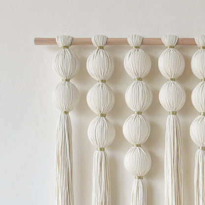 Macrame Wall Hanging Boho Sphere Tassel Wall Hanging