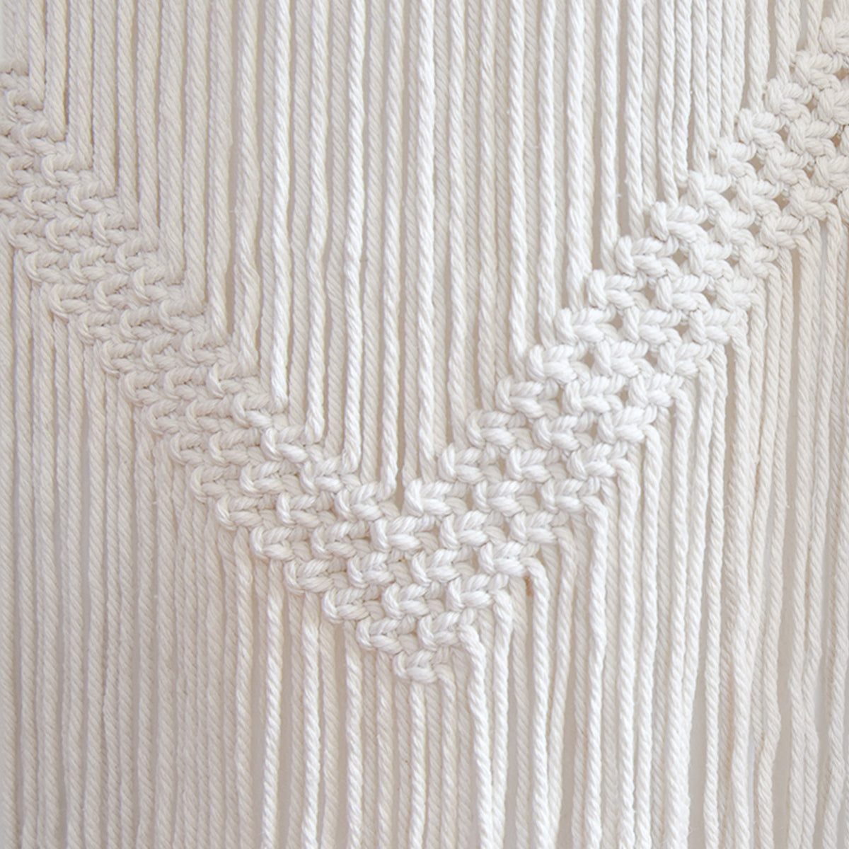 2Pcs Boho Beige Macrame Curtains Sheer Window Decor 23.6" W*98" L