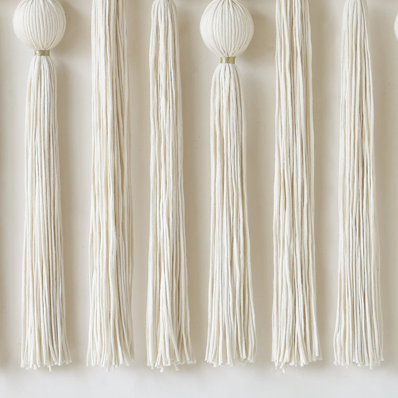 Macrame Wall Hanging Boho Sphere Tassel Wall Hanging