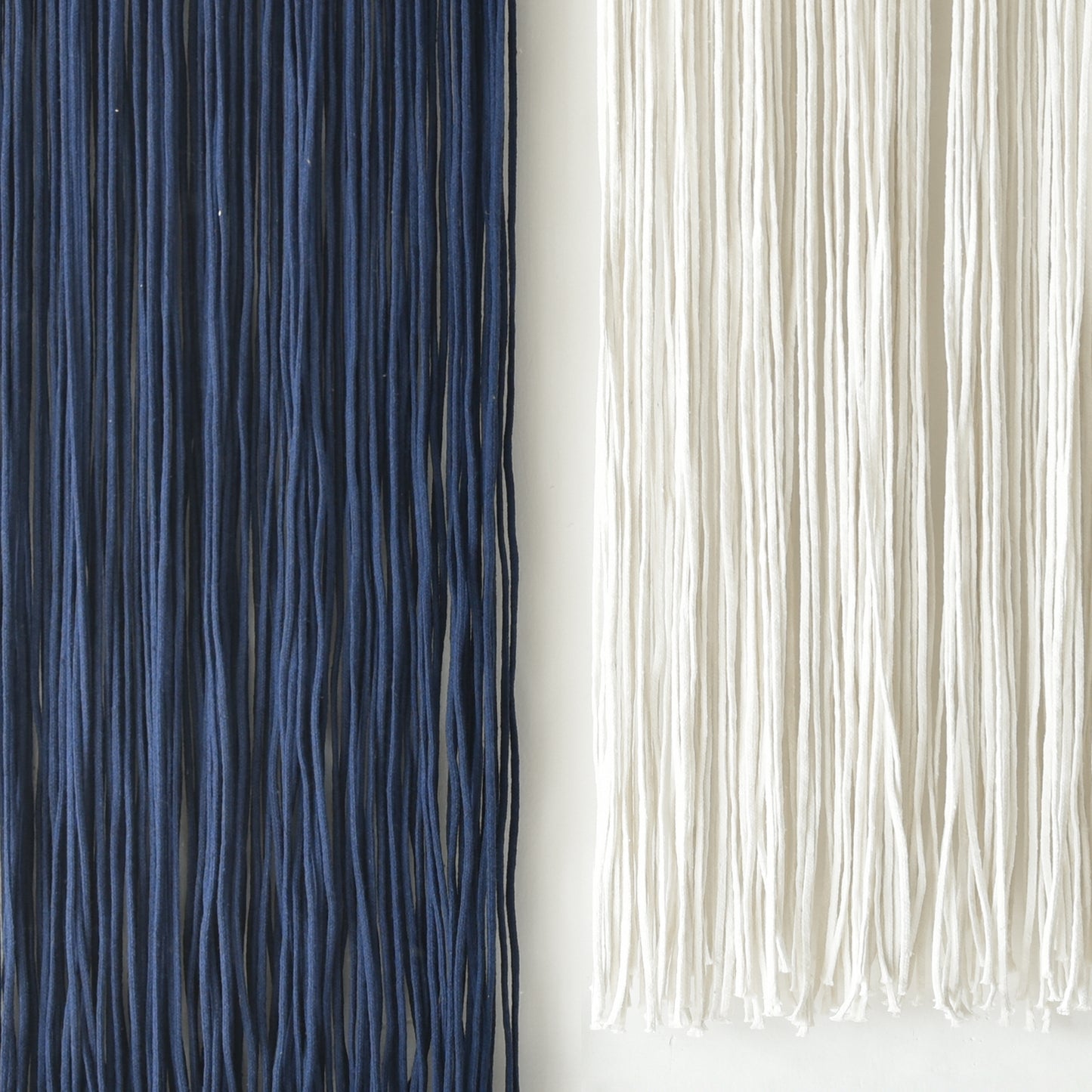 2 Pcs Macrame Wall Hanging Fiber Wall Art Boho Fringe Wall Decor