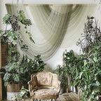 Macrame Wall Hanging Boho Wall Decor Dip Dyed Ombre Moss Green