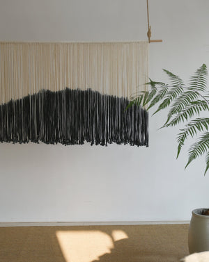 Newest Tie-Dye Decor Black Bohemian Yarn Tapestry Home Wall Boho Décor