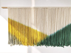 Tie-Dye Yarn Tapestry Geometric Colorful Bohemian Wall Décor
