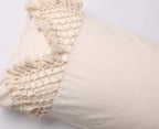 Tassel Pillow Sham Cotton Throw Pillow Covers,Set of 2